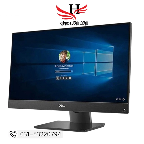 لپ تاپ استوک ALL IN ONE DELL مدل Core i5 نسل 7 با رم 8GB و هارد 256SSD و گرافیک Intel Shared مناسب استفاده اداری و سازمانی